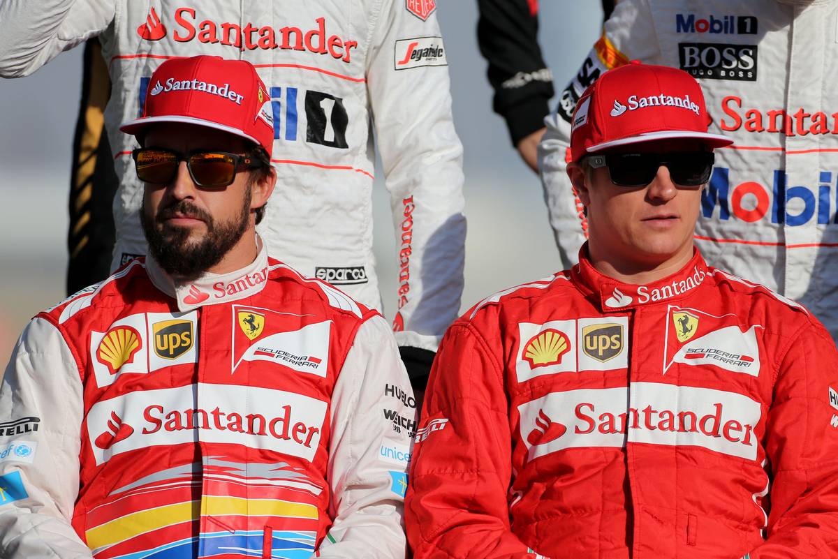 Kimi raikkonen fernando store alonso