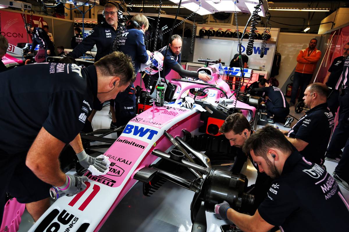 Sergio Perez (MEX) Racing Point Force India F1 VJM11. 20.10.2018. Formula 1 World Championship, Rd 18, United States Grand Prix, Austin, Texas, USA