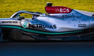 Gallery: Mercedes' W13 shakedown at Silverstone