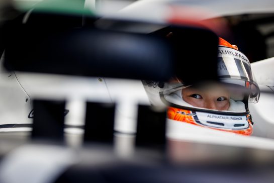 Yuki Tsunoda of Japan and Scuderia AlphaTauri seen during the filming day in Misano, Italy on February 15, 2022 // Samo Vidic / Red Bull Content Pool // SI202202200166 // Usage for editorial use only //