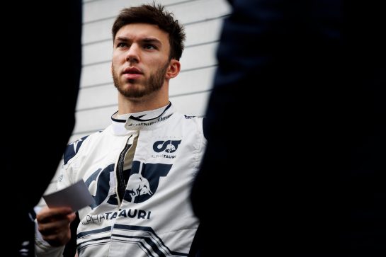 Pierre Gasly of France and Scuderia AlphaTauri seen during the filming day in Misano, Italy on February 15, 2022 // Samo Vidic / Red Bull Content Pool // SI202202200173 // Usage for editorial use only //