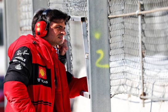 Carlos Sainz Jr (ESP) Ferrari.
23.02.2022. Formula One Testing, Day One, Barcelona, Spain. Wednesday.
- www.xpbimages.com, EMail: requests@xpbimages.com © Copyright: Batchelor / XPB Images