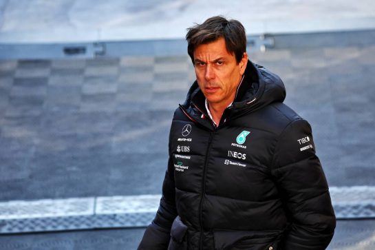 Toto Wolff (GER) Mercedes AMG F1 Shareholder and Executive Director.
23.02.2022. Formula One Testing, Day One, Barcelona, Spain. Wednesday.
- www.xpbimages.com, EMail: requests@xpbimages.com © Copyright: Price / XPB Images