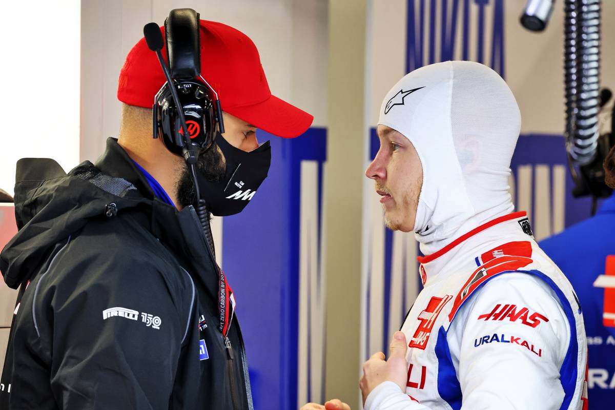 Nikita Mazepin (RUS) Haas F1 Team. 25.02.2022. Formula One Testing, Day Three