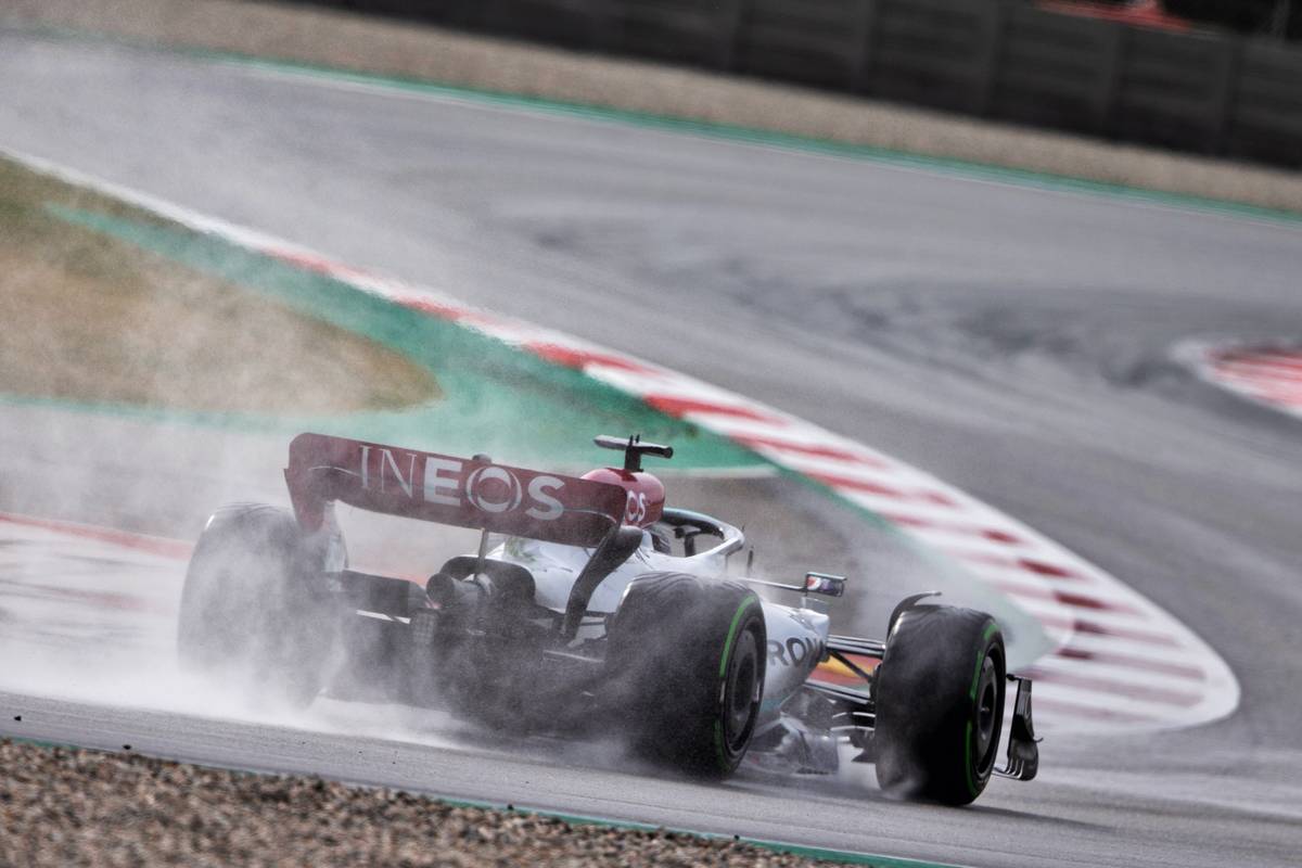 Lewis Hamilton (GBR) Mercedes AMG F1 W13. 25.02.2022. Formula One Testing, Day Three