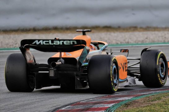 Daniel Ricciardo (AUS) McLaren MCL36.
25.02.2022. Formula One Testing, Day Three, Barcelona, Spain. Friday.
- www.xpbimages.com, EMail: requests@xpbimages.com © Copyright: Bearne / XPB Images