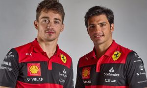 Ferrari boys show off new 2022 team kit