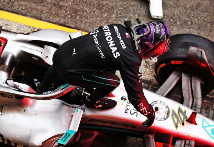 Lewis Hamilton (GBR) Mercedes AMG F1 W13. 25.02.2022. Formula One Testing, Day Three