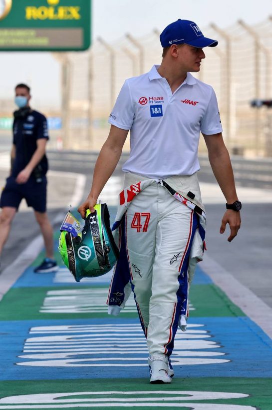 Mick Schumacher (GER) Haas F1 Team.
10.03.2022. Formula 1 Testing, Sakhir, Bahrain, Day One.
- www.xpbimages.com, EMail: requests@xpbimages.com © Copyright: Batchelor / XPB Images