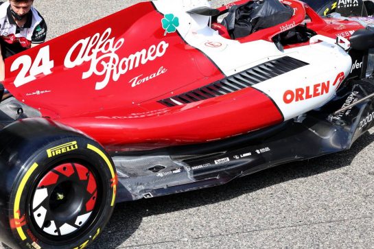 Alfa Romeo F1 Team C42.
10.03.2022. Formula 1 Testing, Sakhir, Bahrain, Day One.
- www.xpbimages.com, EMail: requests@xpbimages.com © Copyright: Batchelor / XPB Images