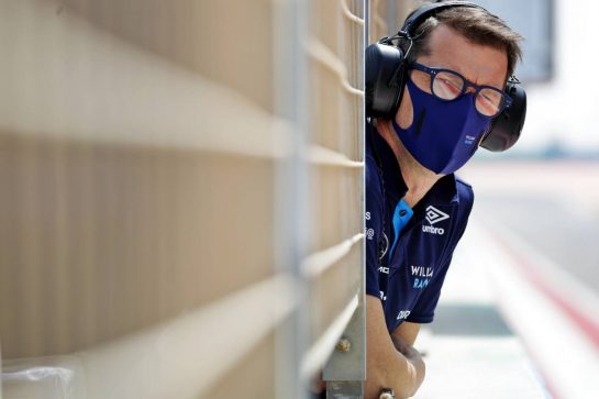 FX Demaison (FRA) Williams Racing Technical Director.
10.03.2022. Formula 1 Testing, Sakhir, Bahrain, Day One.
- www.xpbimages.com, EMail: requests@xpbimages.com © Copyright: Bearne / XPB Images
