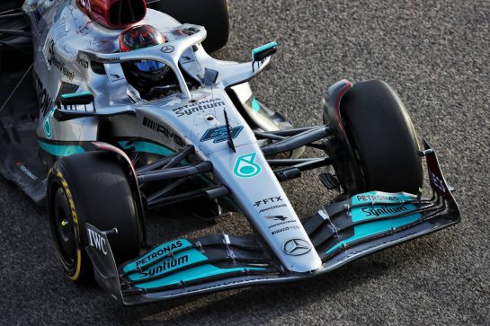 George Russell (GBR) Mercedes AMG F1 W13.
10.03.2022. Formula 1 Testing, Sakhir, Bahrain, Day One.
- www.xpbimages.com, EMail: requests@xpbimages.com © Copyright: Coates / XPB Images