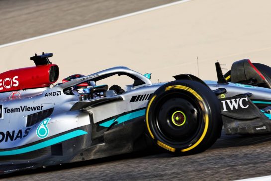 George Russell (GBR) Mercedes AMG F1 W13.
10.03.2022. Formula 1 Testing, Sakhir, Bahrain, Day One.
- www.xpbimages.com, EMail: requests@xpbimages.com © Copyright: Batchelor / XPB Images