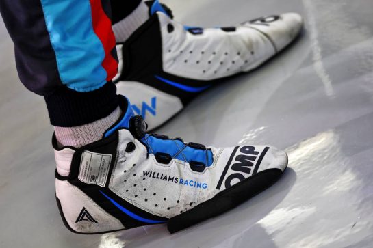 Alexander Albon (THA) Williams Racing - Racing Boots.
10.03.2022. Formula 1 Testing, Sakhir, Bahrain, Day One.
- www.xpbimages.com, EMail: requests@xpbimages.com © Copyright: Batchelor / XPB Images