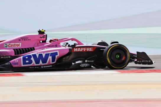 Esteban Ocon (FRA) Alpine F1 Team A522.
11.03.2022. Formula 1 Testing, Sakhir, Bahrain, Day Two.
- www.xpbimages.com, EMail: requests@xpbimages.com © Copyright: Bearne / XPB Images
