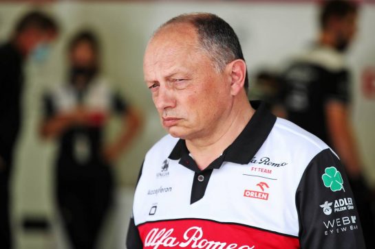 Frederic Vasseur (FRA) Alfa Romeo F1 Team Team Principal.
11.03.2022. Formula 1 Testing, Sakhir, Bahrain, Day Two.
- www.xpbimages.com, EMail: requests@xpbimages.com © Copyright: Coates / XPB Images