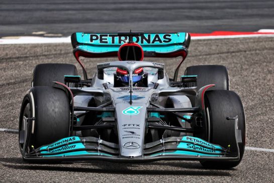 George Russell (GBR) Mercedes AMG F1 W13.
11.03.2022. Formula 1 Testing, Sakhir, Bahrain, Day Two.
- www.xpbimages.com, EMail: requests@xpbimages.com © Copyright: Batchelor / XPB Images