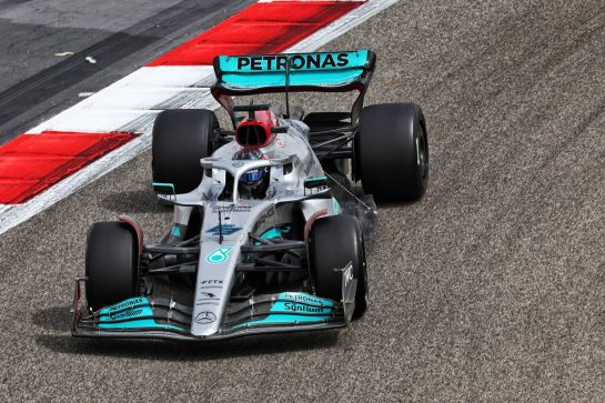George Russell (GBR) Mercedes AMG F1 W13.
11.03.2022. Formula 1 Testing, Sakhir, Bahrain, Day Two.
- www.xpbimages.com, EMail: requests@xpbimages.com © Copyright: Batchelor / XPB Images