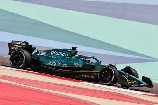 Lance Stroll (CDN) Aston Martin F1 Team AMR22.
12.03.2022. Formula 1 Testing, Sakhir, Bahrain, Day Three.
- www.xpbimages.com, EMail: requests@xpbimages.com © Copyright: Moy / XPB Images