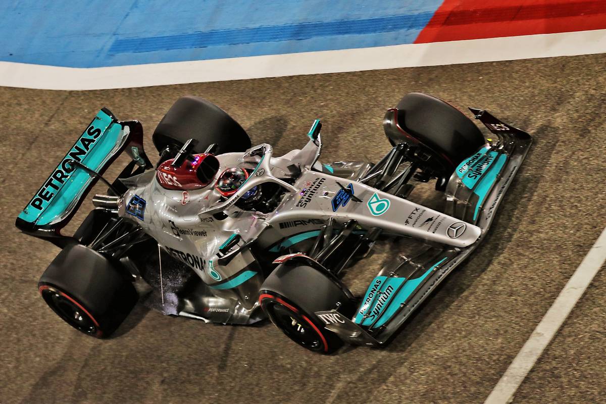 George Russell (GBR) Mercedes AMG F1 W13. 12.03.2022. Formula 1 Testing, Sakhir, Bahrain, Day Three