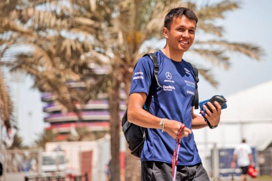 Alexander Albon (THA) Williams Racing.
17.03.2022. Formula 1 World Championship, Rd 1, Bahrain Grand Prix, Sakhir, Bahrain, Preparation Day.
- www.xpbimages.com, EMail: requests@xpbimages.com © Copyright: Bearne / XPB Images