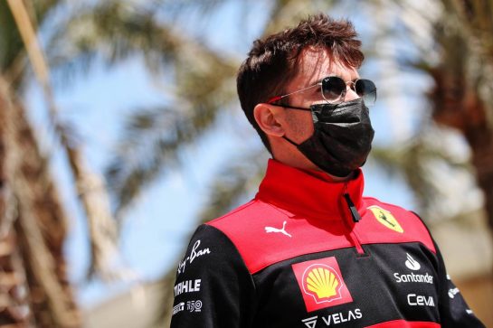 Charles Leclerc (MON) Ferrari.
18.03.2022. Formula 1 World Championship, Rd 1, Bahrain Grand Prix, Sakhir, Bahrain, Practice Day
 - www.xpbimages.com, EMail: requests@xpbimages.com © Copyright: Coates / XPB Images