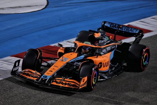 Daniel Ricciardo (AUS) McLaren MCL36.
19.03.2022. Formula 1 World Championship, Rd 1, Bahrain Grand Prix, Sakhir, Bahrain, Qualifying Day.
 - www.xpbimages.com, EMail: requests@xpbimages.com © Copyright: Coates / XPB Images