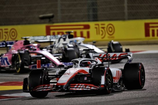 Kevin Magnussen (DEN) Haas VF-22.
20.03.2022. Formula 1 World Championship, Rd 1, Bahrain Grand Prix, Sakhir, Bahrain, Race Day.
 - www.xpbimages.com, EMail: requests@xpbimages.com © Copyright: Coates / XPB Images