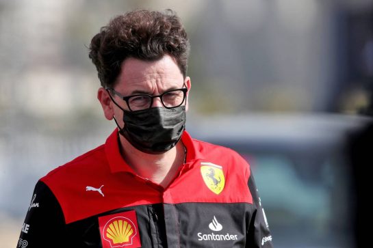 Mattia Binotto (ITA) Ferrari Team Principal.
24.03.2022. Formula 1 World Championship, Rd 2, Saudi Arabian Grand Prix, Jeddah, Saudi Arabia, Preparation Day.
 - www.xpbimages.com, EMail: requests@xpbimages.com © Copyright: Coates / XPB Images