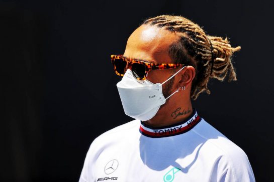 Lewis Hamilton (GBR) Mercedes AMG F1.
25.03.2022 Formula 1 World Championship, Rd 2, Saudi Arabian Grand Prix, Jeddah, Saudi Arabia, Practice Day.
- www.xpbimages.com, EMail: requests@xpbimages.com © Copyright: Moy / XPB Images
