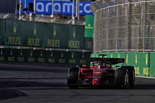 Charles Leclerc (MON) Ferrari F1-75.
25.03.2022 Formula 1 World Championship, Rd 2, Saudi Arabian Grand Prix, Jeddah, Saudi Arabia, Practice Day.
- www.xpbimages.com, EMail: requests@xpbimages.com © Copyright: Bearne / XPB Images