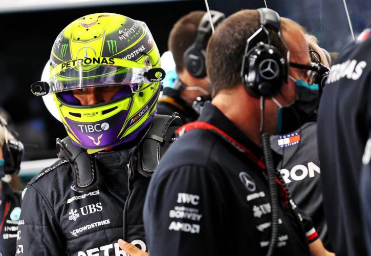 Lewis Hamilton (GBR) Mercedes AMG F1. 25.03.2022 Formula 1 World Championship, Rd 2, Saudi Arabian Grand Prix, Jeddah