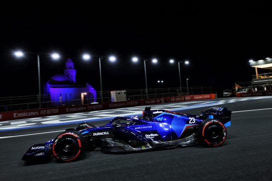 Alexander Albon (THA) Williams Racing FW44.
25.03.2022 Formula 1 World Championship, Rd 2, Saudi Arabian Grand Prix, Jeddah, Saudi Arabia, Practice Day.
- www.xpbimages.com, EMail: requests@xpbimages.com © Copyright: Bearne / XPB Images