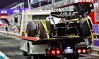 The Haas VF-22 of Kevin Magnussen (DEN) Haas F1 Team is recovered back to the pits on the back of a truck. 25.03.2022 Formula 1 World Championship, Rd 2, Saudi Arabian Grand Prix, Jeddah