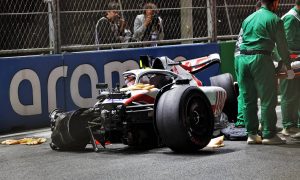 Schumacher uninjured after massive shunt in Jeddah qualifying