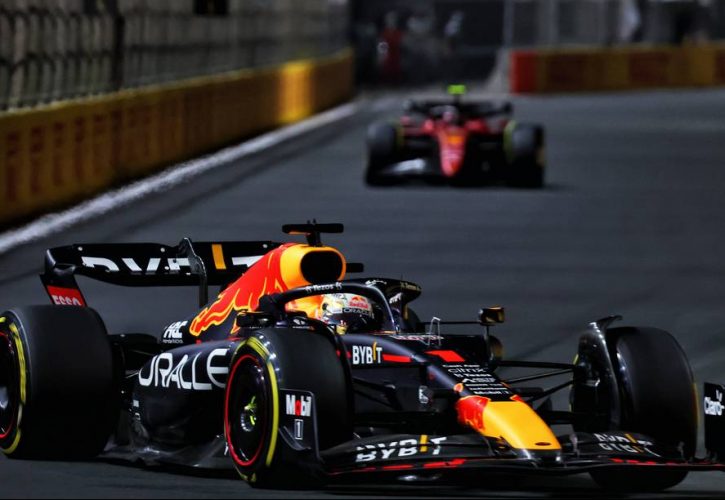 Max Verstappen (NLD) Red Bull Racing RB18. 27.03.2022. Formula 1 World Championship, Rd 2, Saudi Arabian Grand Prix, Jeddah