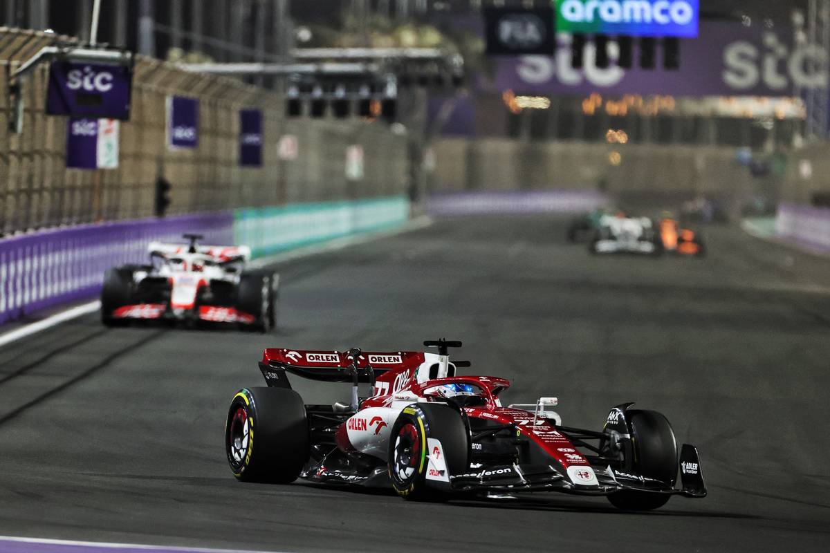 Valtteri Bottas (FIN) Alfa Romeo F1 Team C42. 27.03.2022. Formula 1 World Championship, Rd 2, Saudi Arabian Grand Prix, Jeddah