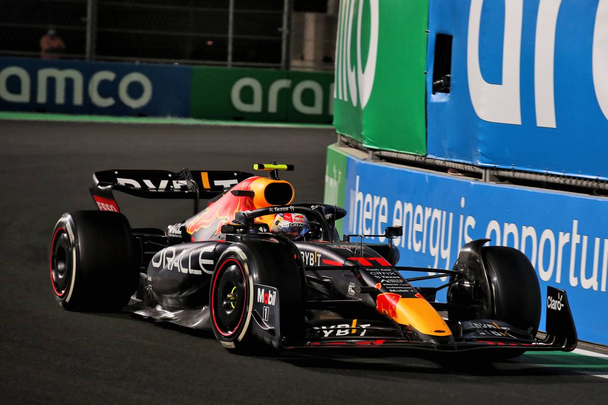 Sergio Perez (MEX) Red Bull Racing RB18. 27.03.2022. Formula 1 World Championship, Rd 2, Saudi Arabian Grand Prix, Jeddah