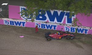Sainz 'had no warning' before Imola qualifying crash