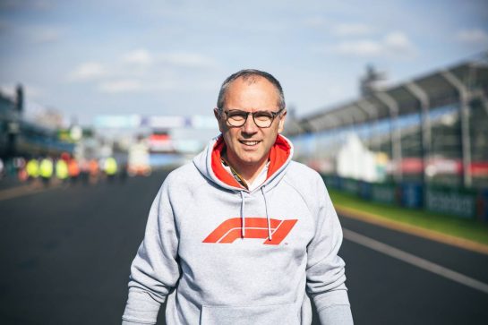 Stefano Domenicali (ITA) Formula One President and CEO walks the circuit.
06.04.2022. Formula 1 World Championship, Rd 3, Australian Grand Prix, Albert Park, Melbourne, Australia, Preparation Day.
- www.xpbimages.com, EMail: requests@xpbimages.com © Copyright: Bearne / XPB Images