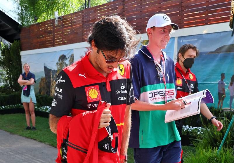 Carlos Sainz Jr (ESP) Ferrari. 09.04.2022. Formula 1 World Championship, Rd 3, Australian Grand Prix, Albert Park, Melbourne
