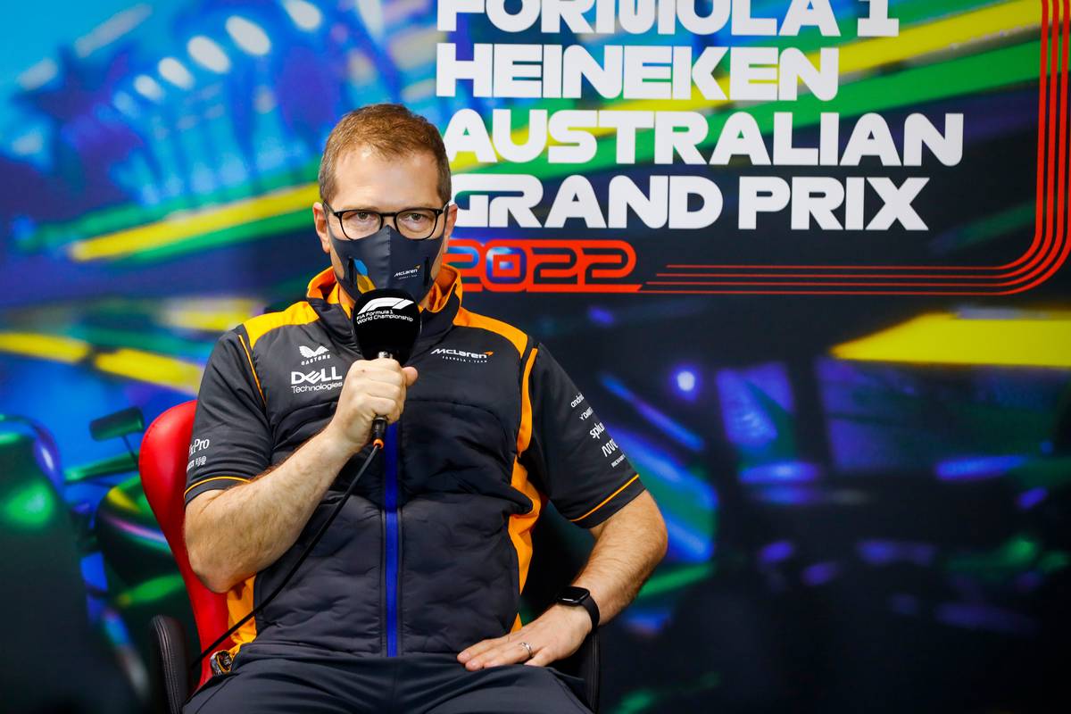 Andreas Seidl, McLaren Managing Director in the FIA Press Conference. 09.04.2022. Formula 1 World Championship, Rd 3, Australian Grand Prix, Albert Park, Melbourne