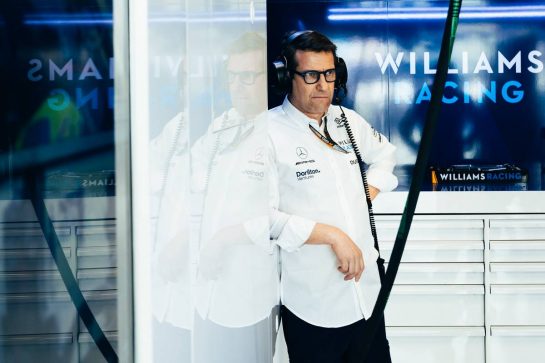 FX Demaison (FRA) Williams Racing Technical Director.
09.04.2022. Formula 1 World Championship, Rd 3, Australian Grand Prix, Albert Park, Melbourne, Australia, Qualifying Day.
- www.xpbimages.com, EMail: requests@xpbimages.com © Copyright: Bearne / XPB Images