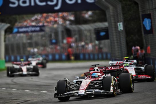 Valtteri Bottas (FIN) Alfa Romeo F1 Team C42.
10.04.2022. Formula 1 World Championship, Rd 3, Australian Grand Prix, Albert Park, Melbourne, Australia, Race Day.
- www.xpbimages.com, EMail: requests@xpbimages.com © Copyright: Coates / XPB Images