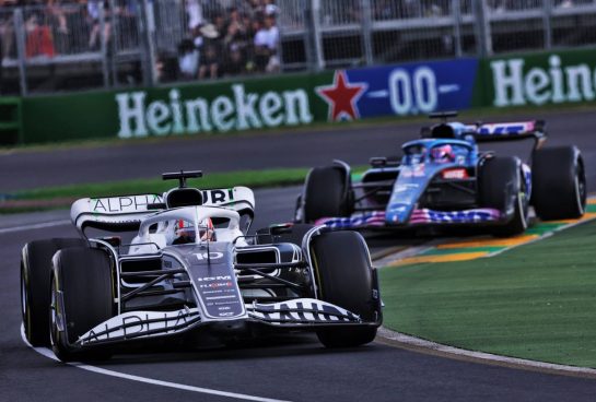 Pierre Gasly (FRA) AlphaTauri AT03.
10.04.2022. Formula 1 World Championship, Rd 3, Australian Grand Prix, Albert Park, Melbourne, Australia, Race Day.
- www.xpbimages.com, EMail: requests@xpbimages.com © Copyright: Bearne / XPB Images