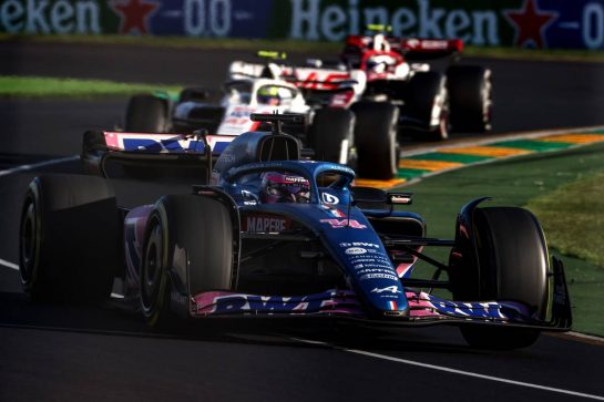 Fernando Alonso (ESP), Alpine F1 Team 
10.04.2022. Formula 1 World Championship, Rd 3, Australian Grand Prix, Albert Park, Melbourne, Australia, Race Day.
- www.xpbimages.com, EMail: requests@xpbimages.com © Copyright: Charniaux / XPB Images