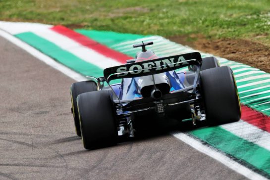 Alexander Albon (THA) Williams Racing FW44.
23.04.2022. Formula 1 World Championship, Rd 4, Emilia Romagna Grand Prix, Imola, Italy, Sprint Day.
 - www.xpbimages.com, EMail: requests@xpbimages.com © Copyright: Coates / XPB Images