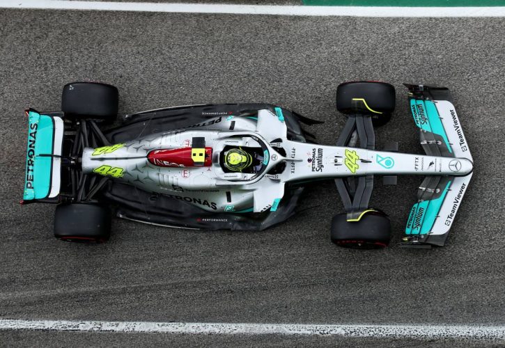 Lewis Hamilton (GBR) Mercedes AMG F1 W13. 23.04.2022. Formula 1 World Championship, Rd 4, Emilia Romagna Grand Prix, Imola, Italy, Sprint