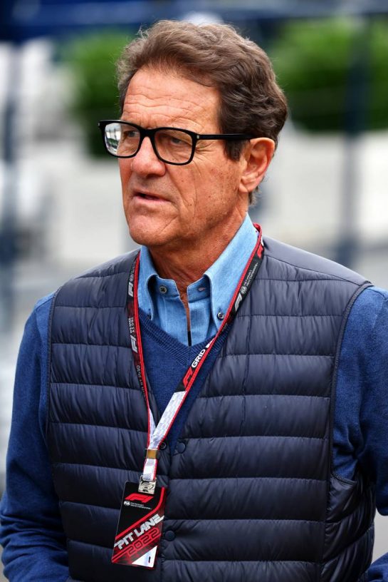 Fabio Capello (ITA) Retired Football Manager.
24.04.2022. Formula 1 World Championship, Rd 4, Emilia Romagna Grand Prix, Imola, Italy, Race Day.
- www.xpbimages.com, EMail: requests@xpbimages.com © Copyright: Batchelor / XPB Images