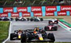Max Verstappen (NLD) Red Bull Racing RB18 leads at the start of the race. 24.04.2022. Formula 1 World Championship, Rd 4, Emilia Romagna Grand Prix, Imola, Italy, Race